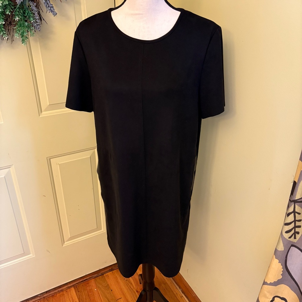 ZARA Luxe Suede-Touch Dress size M